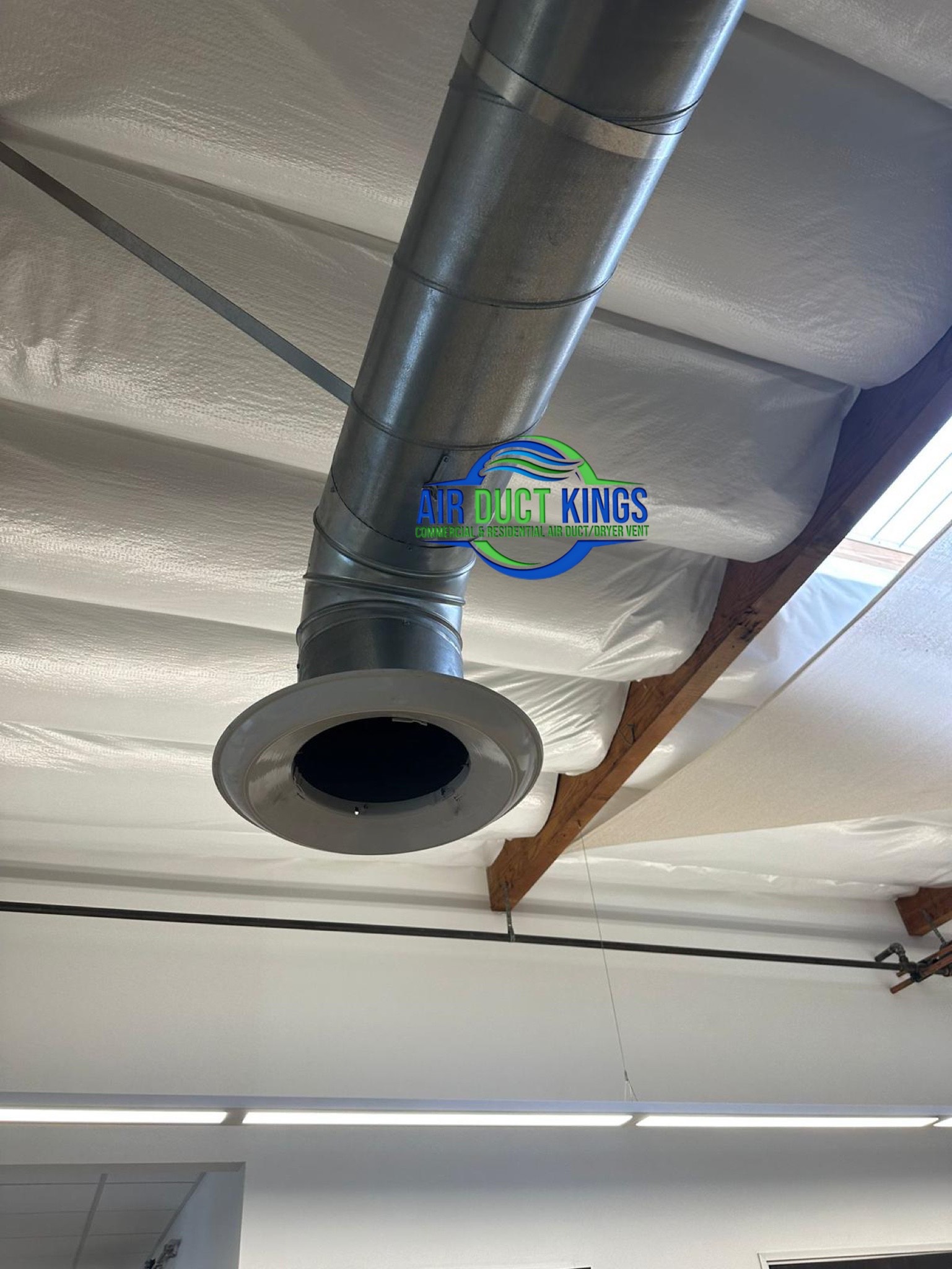 Commercial air duct cleaning