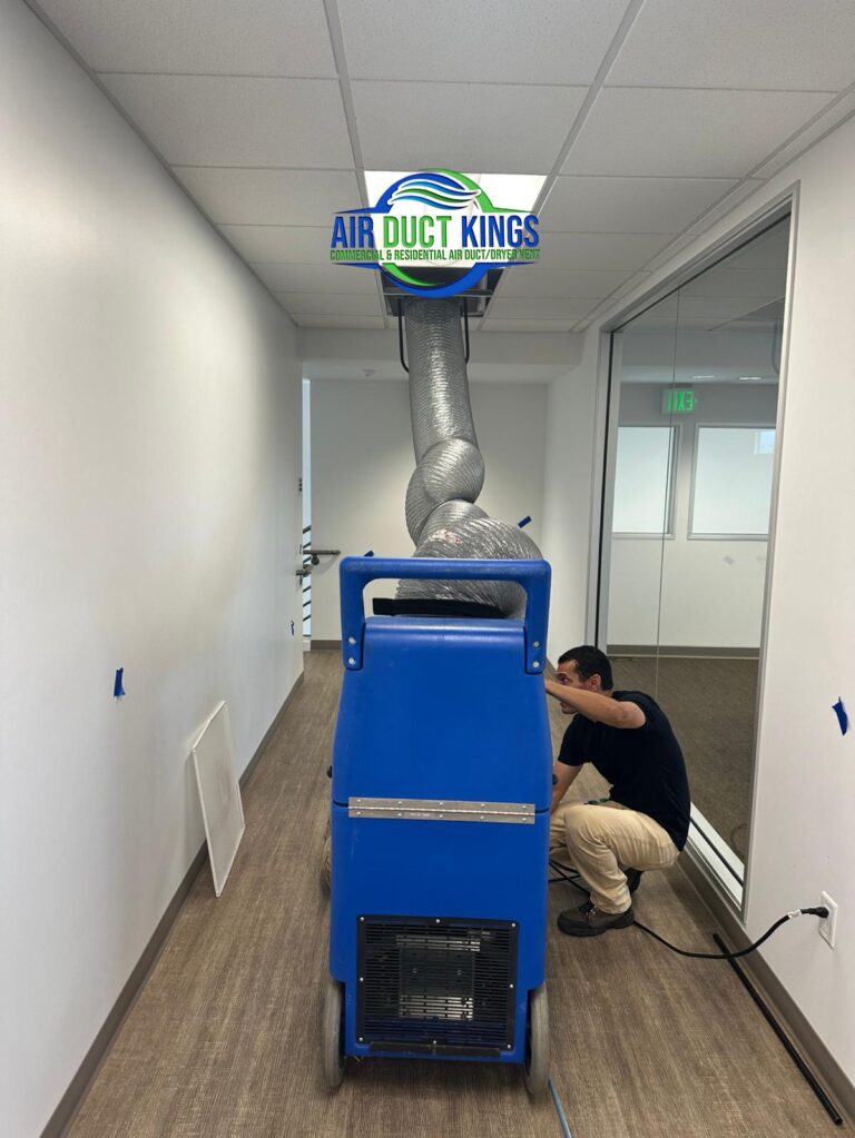 Commercial air duct cleaning