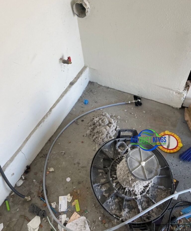 Blower compartment cleaning – Air Duct Kings Orange County